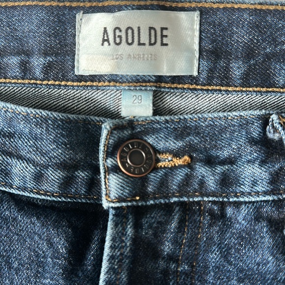 Agolde 90s High Rise Pinch Straight Jeans - Picture 4 of 5